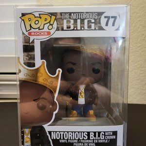 The Notorious B.I.G with Crown Funko Pop